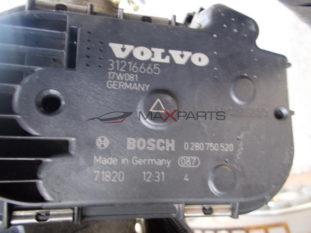 Дроселова клапа за Volvo XC60 2.5 D5 THROTTLE BODY 31216665 0280750520