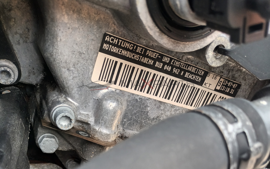 ДВИГАТЕЛ BUB 3.2  GOLF V 4MOTION  3.2 r32 v6 24v