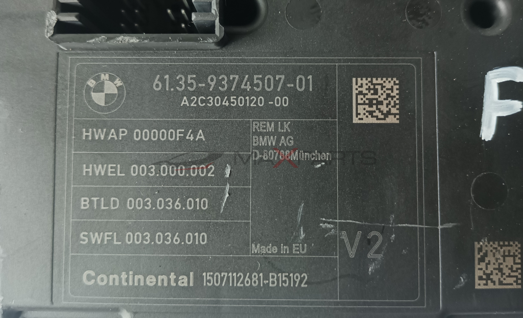 БУШОННО ТАБЛО F36 430 D 61.35-9374507-01 A2C30450120-00