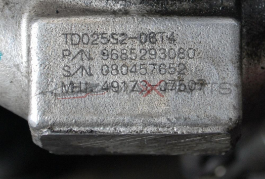 Турбокомпресор за   CITROEN BERLINGO   1.6HDI     90hp      9685293080 90 HP