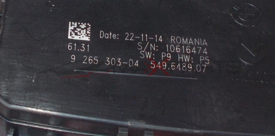 Ключ светлини за BMW F36 9265303-04 10616474