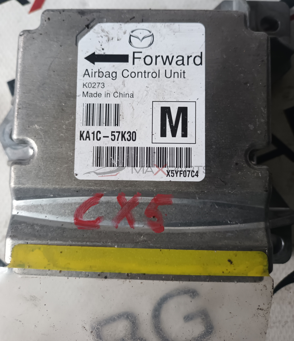 ЦЕНТРАЛА AIRBAG MAZDA CX5  Airbag Control Unit  K0273  Made in China  KA1C - 57K30  M  X5  K0273  Made in China  KA1C - 57K30  M  X5YF07C4  G