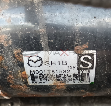 СТАРТЕР MAZDA CX5 SKYACTIVE АВТОМАТИК  SH1B  M001T81582  12V  S 5Y18  K6266  SAVE IN JAPAN  SH1B  M001T81582  12V  5Y18  K6266  MADE IN JAPAN