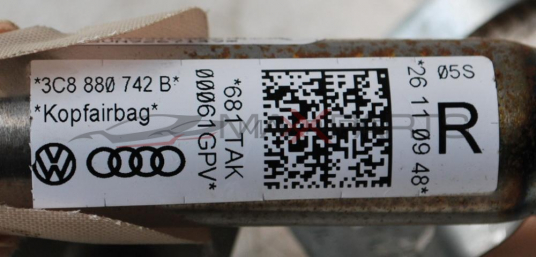 AIRBAG завеса позиция дясна за VOLKSWAGEN PASSAT CC  3C8 880 742 B