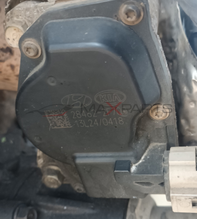 ДРОСЕЛОВА КЛАПА KIA SORENTO 2.2 D BD KIA 28462-2F700 13L24 / 0418  18D KIA 28462-2F700 13L24 / 0418