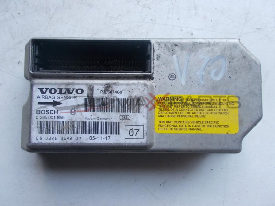 Централа AIRBAG за VOLVO V70 AIRBAG CONTROL MODULE 0285001655 P30667469