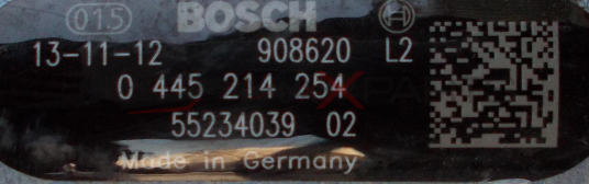 Горивна рейка FIAT DOBLO 1.6JTD 105hp FUEL 0445214254 55234039