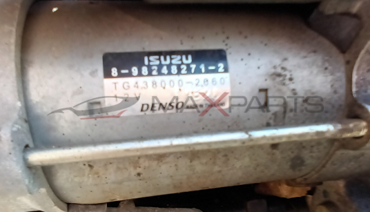 СТАРТЕР ISUZU GRAFTER 2020 1.9 D ISUZU 8-98248271-2 TG 4.38000-2.860  8-98248271-2 TG4.38000-2,860