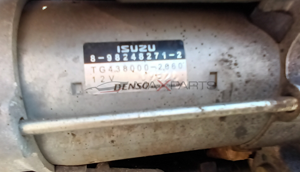 СТАРТЕР ISUZU GRAFTER 2020 1.9 D ISUZU 8-98248271-2 TG 4.38000-2.860  8-98248271-2 TG4.38000-2,860