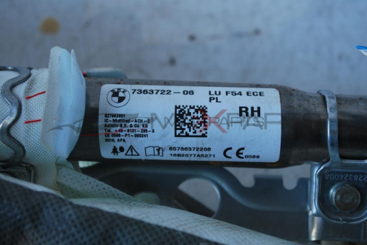Дясна AIRBAG завеса за MINI COOPER        7363722-06