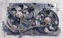 Перки охлаждане за VW GOLF 4 Radiator fan 1J0121207M  1J0 121 207 M