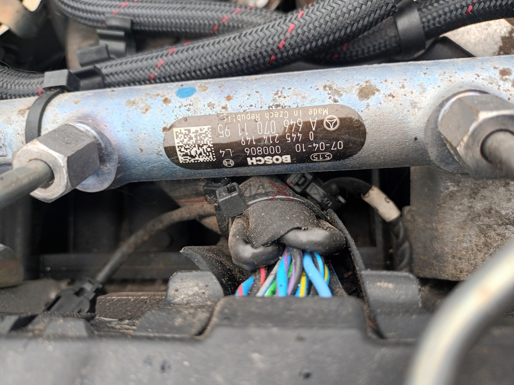 РЕЙКА ГОРИВНА W203 51.5 BOSCH 07-04-10 000806 L4 0 445 214 149 A 646 070 11 95 Made in Czech Republic