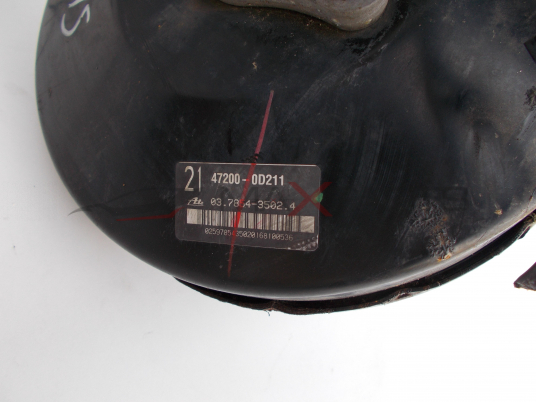 Серво усилвател за Toyota Yaris 1.4 D4D BRAKE SERVO 47200-0D211