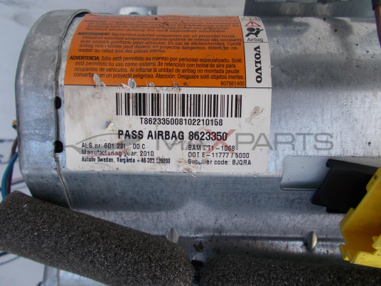 AIR BAG табло за Volvo C70 PASSENGER AIRBAG 8623350