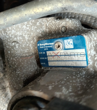 ТУРБО КОМПРЕСОР BITURBO VOLVO XC60 215 P S BorgWarner Made in Germany 0203  PART . NO . 31293086/3607 SIZE SERIAL NO . PH 50227493 323 BW NO . 1000 970.0017