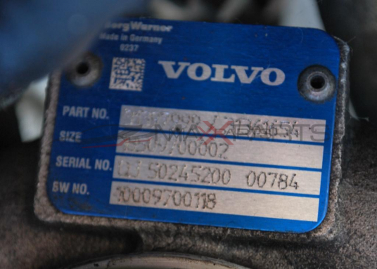 ТУРБОКОМПРЕСОРИ ЗА VOLVO V60 2.0D BI-TURBO        31397999/31361655         31397999/31361654