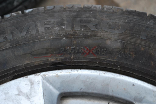 Алуминиеви джанти и гуми за BMW E90; E91    215/60 R16