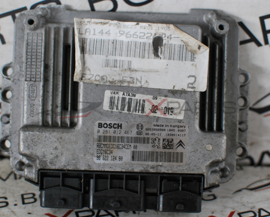 Компютър за Peugeot 308 1.6HDI 9662212480 EDC16C34