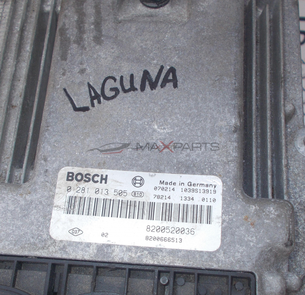 Компютър за Renault Laguna 2.0DCI ENGINE ECU 0281013505 8200520036