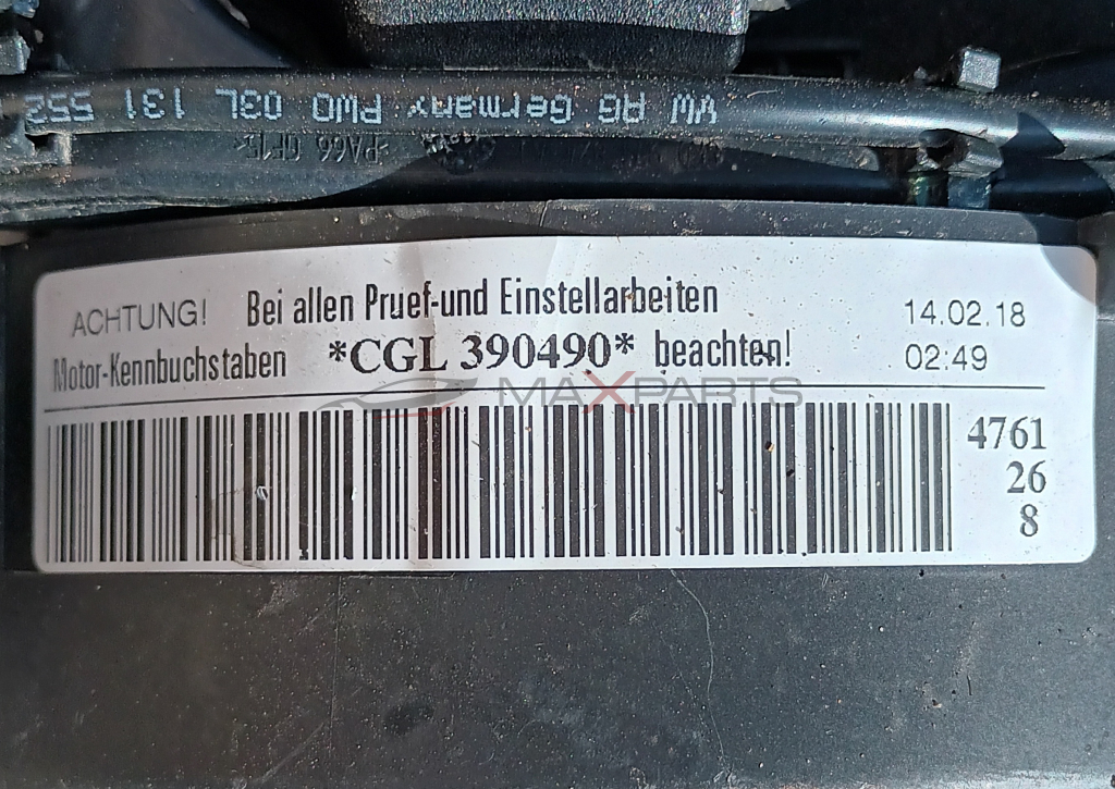 ДВИГАТЕЛ AUDI A6 4G 2014 CGL 2.0TDI