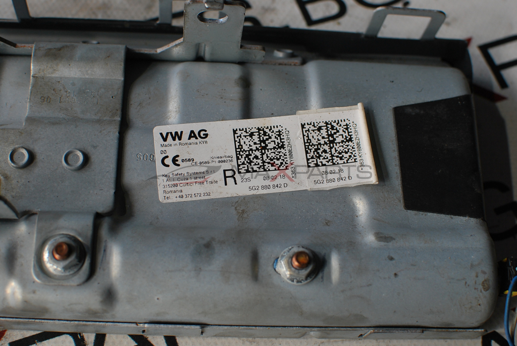 AIR BAG ТАБЛО VW G7  5G2880842D ДЕСЕН ВОЛАН