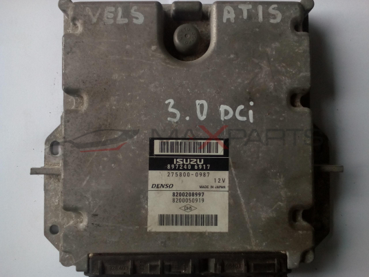 Компютър за RENAULT VELSATIS 3.0 DCI ECU 8972406917  2758000987   8200050919  8200208997