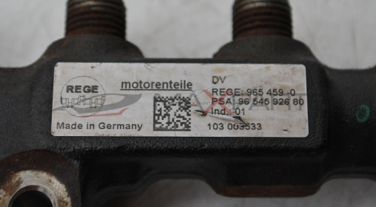 Горивен рейл за PEUGEOT PARTNER 1.6HDI   965 459-0   96 545 926 80