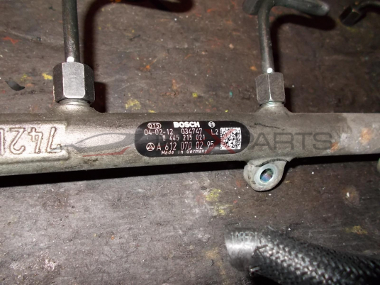 Горивна рейка за MERCEDES CLK W209 2.7 CDI A6120700295  0445215021  Fuel Rail  A 612 070 02 95  0 445 215 021