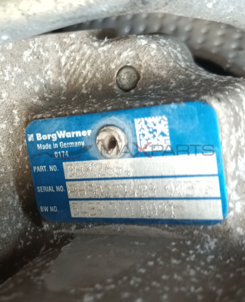 ТУРБО КОМПРЕСОР BITURBO VOLVO XC60 215 P S BorgWarner Made in Germany 0203  PART . NO . 31293086/3607 SIZE SERIAL NO . PH 50227493 323 BW NO . 1000 970.0017