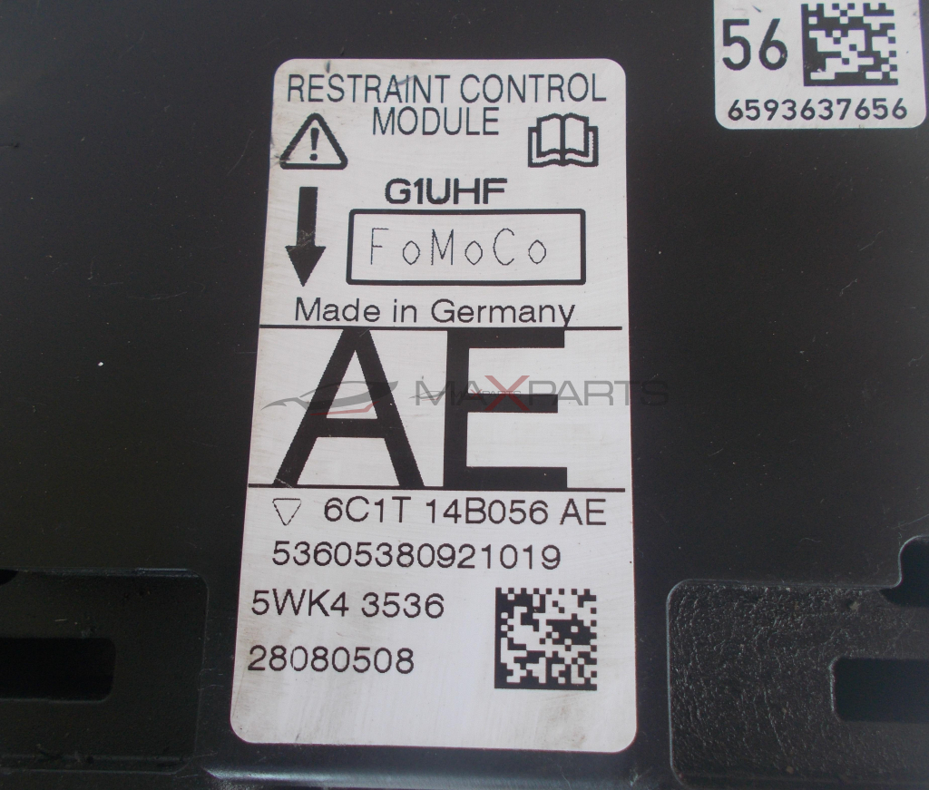 Централа AIRBAG за Ford Transit SRS Control Module 5WK43536 6C1T14B056AE