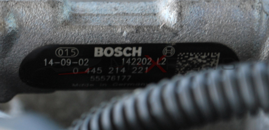 Горивен рейл за OPEL INSIGNIA 2.0CDTI  0 445 214 221