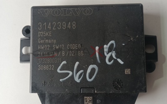 УПРАВЛЯВАЩ МОДУЛ ПАРКТРОНИК  ЗА VOLVO S60 FEIS 2018     31423948  D25KE Germany
