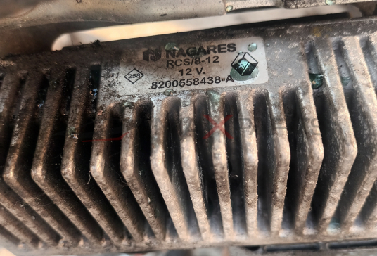 РЕЛЕ ПОДГРЕВ NISSAN QASHQAI 1.6 DCI NAGARES RCS / 8-12 12 V 8200558438 - A
